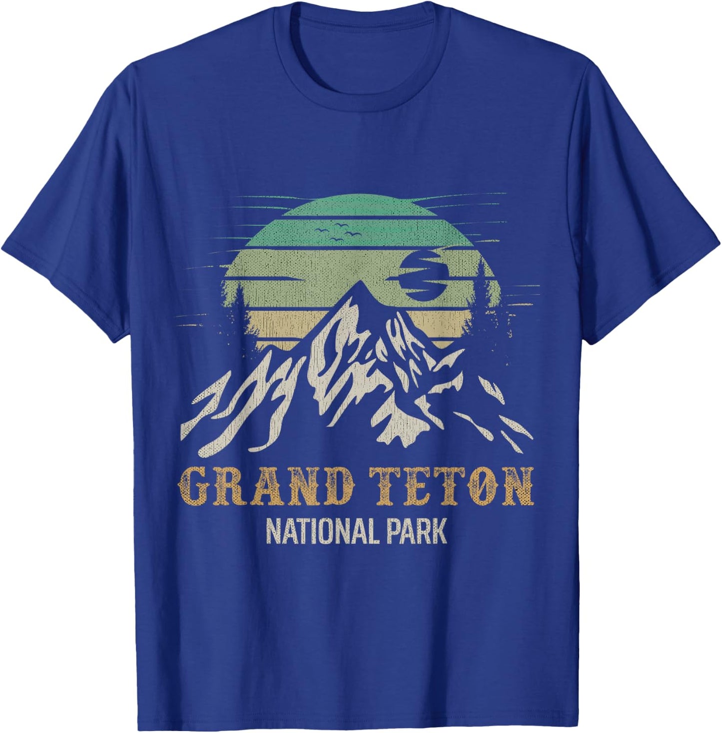 Grand Teton National Park Merchandise Grand Teton Souvenir T-Shirt - T-Shirt | Royal