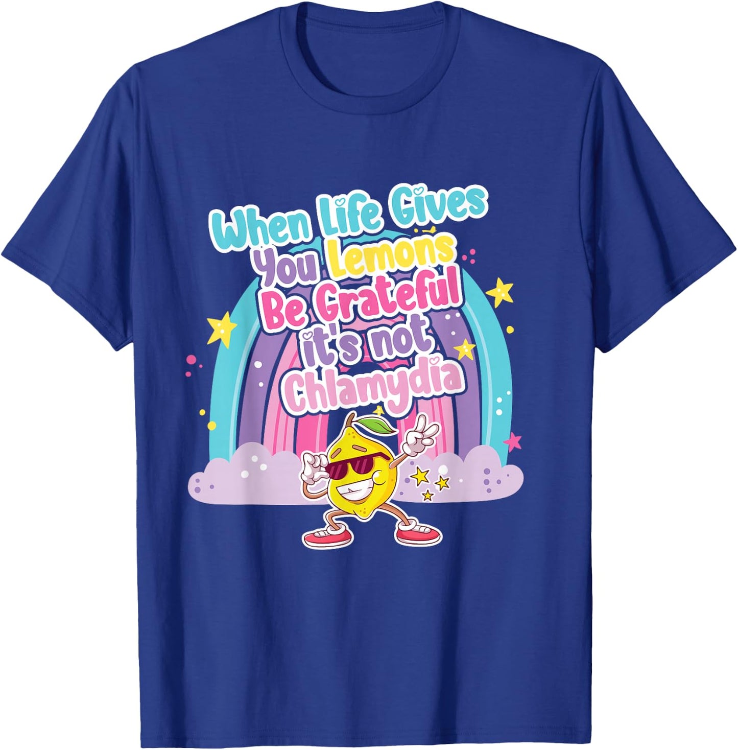 Embarrassing chlamydia Funny Adult Humor Inappropriate Meme T-Shirt - T-Shirt | Royal