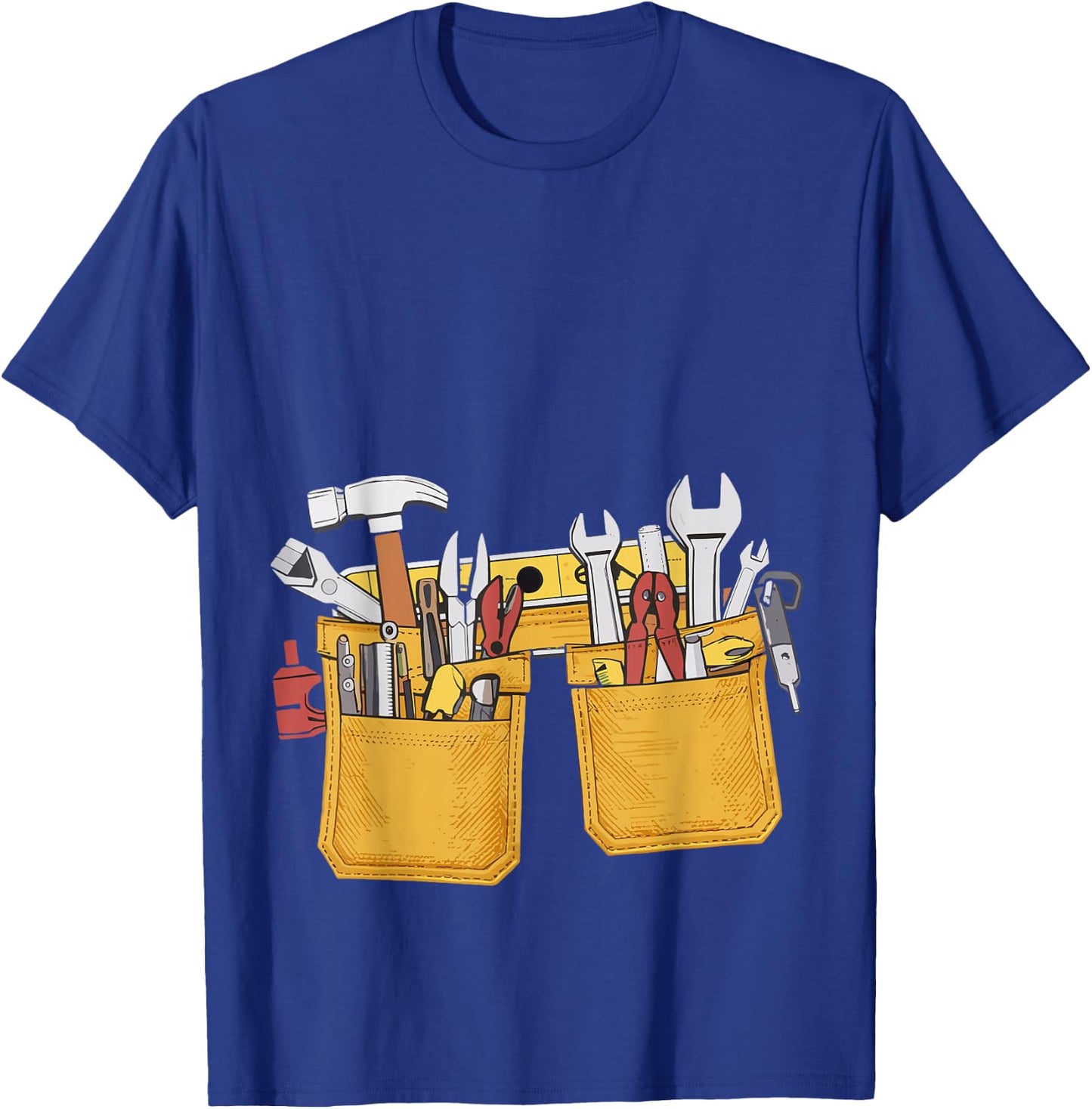Oys Tool Belt Easy Builder Costume Construction T-Shirt - T-Shirt | Royal