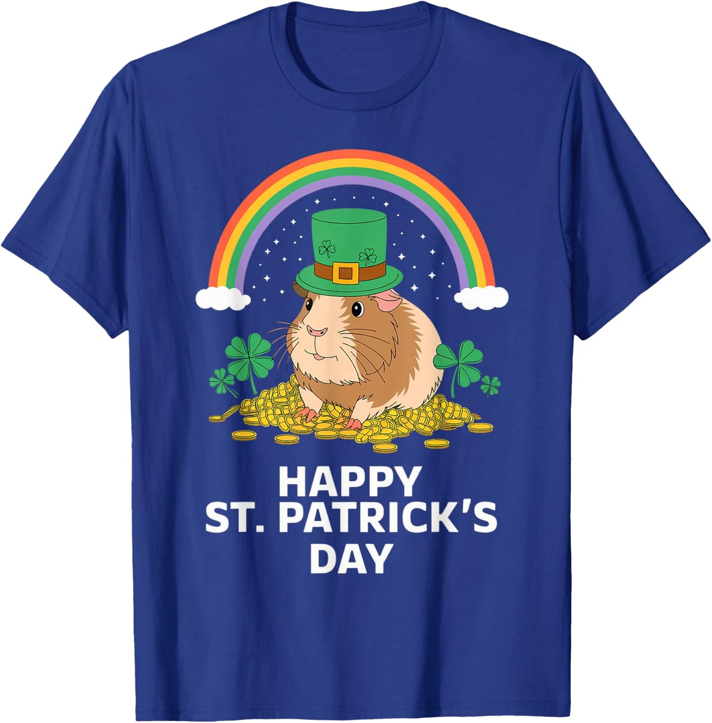 Women, Men, Kids Guinea pig St Patrick's Day T-Shirt - T-Shirt | Royal