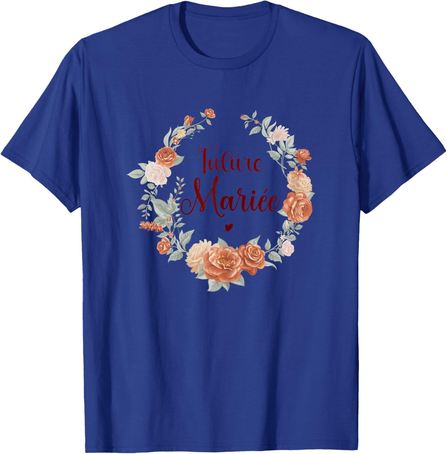 Evjf Future Bride Crown Evjf Terracotta Bride Future , white T-Shirt - T-Shirt | Royal