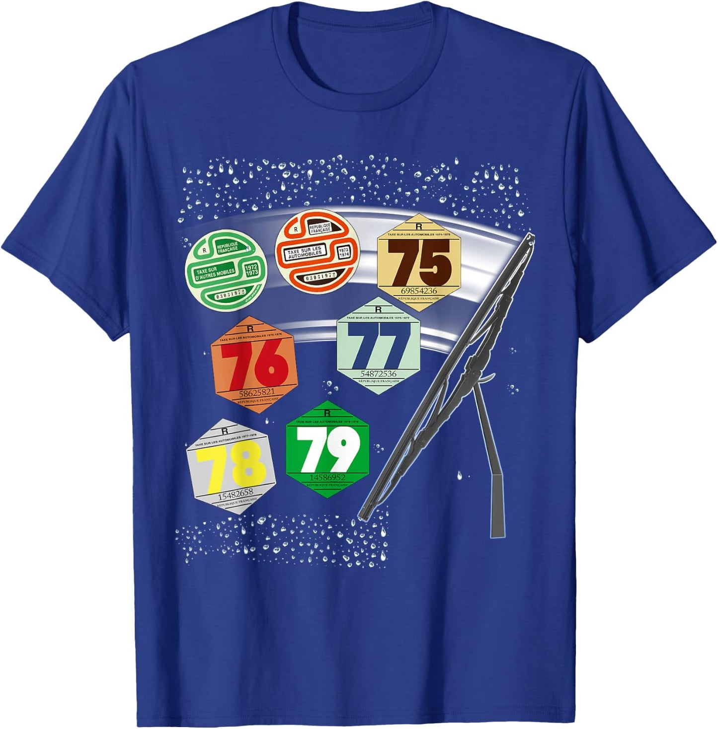 70s In The Rain Man And Woman T-Shirt - T-Shirt | Royal