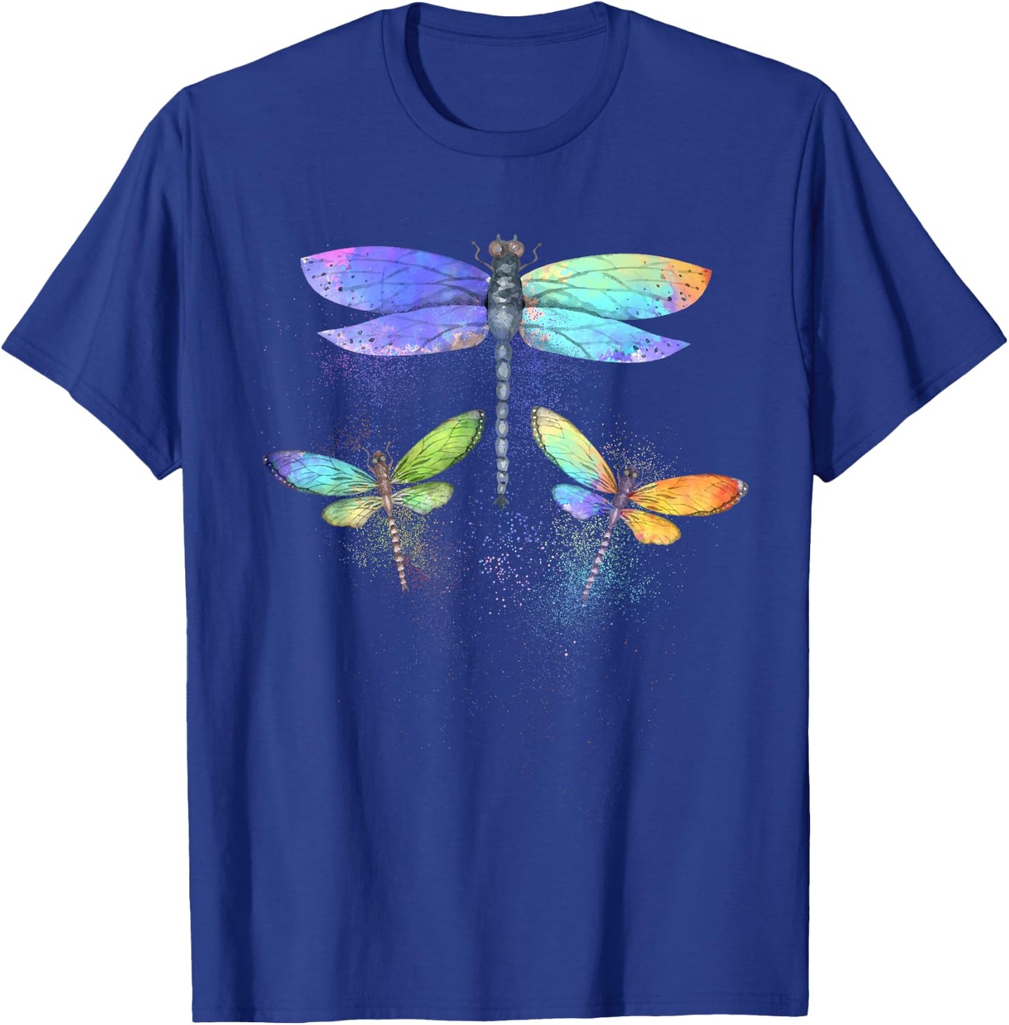 Cool Dragonfly Art Women Dragonfly Lovers Entomology T-Shirt - T-Shirt | Royal