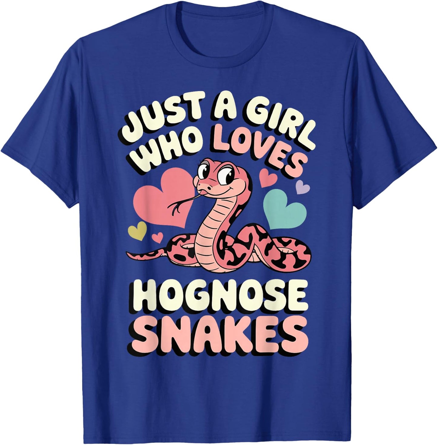 Just A Girl Who Loves Hognose Snakes T-Shirt - T-Shirt | Royal