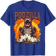 Poozilla Explosive Monstrous Diarrhea Poop Meme Funny T-Shirt - T-Shirt | Royal