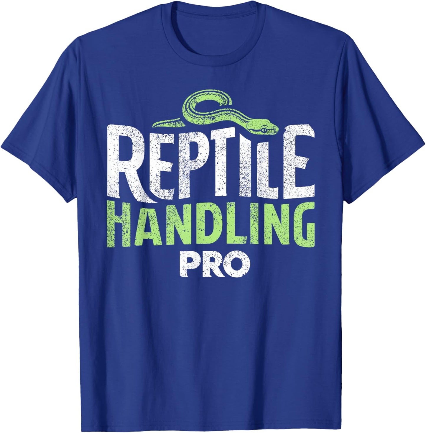 Reptile Handler - Certified Snake Handler - Snake T-Shirt - T-Shirt | Royal