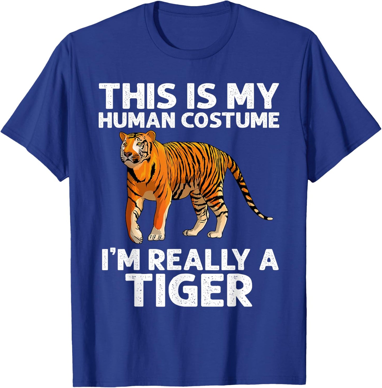 Funny Tiger Design For Kids Boys Girls Tiger Love Halloween T-Shirt - T-Shirt | Royal