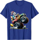 Happy Easter Eggs Monster Truck Easter Bunny T-Shirt - T-Shirt | Royal