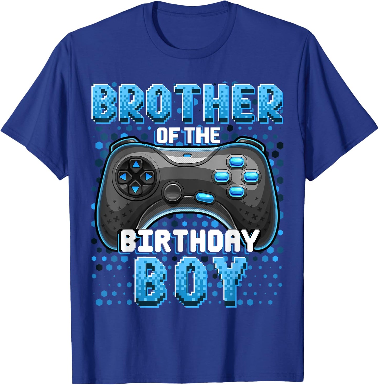 Brother of the Birthday Boy Matching Video Game Birthday T-Shirt - T-Shirt | Royal