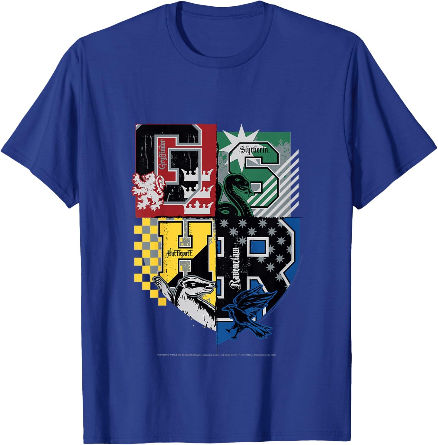 Kids Harry Potter Varsity Hogwarts Camiseta T-Shirt - T-Shirt | Royal