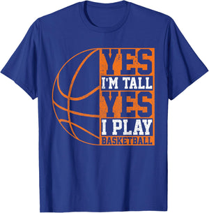 Basketball Saying Funny Basketball Player Gift T-Shirt - T-Shirt | Royal