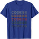 Love Heart Cookies Grunge Vintage Style Black Cookies T-Shirt - T-Shirt | Royal