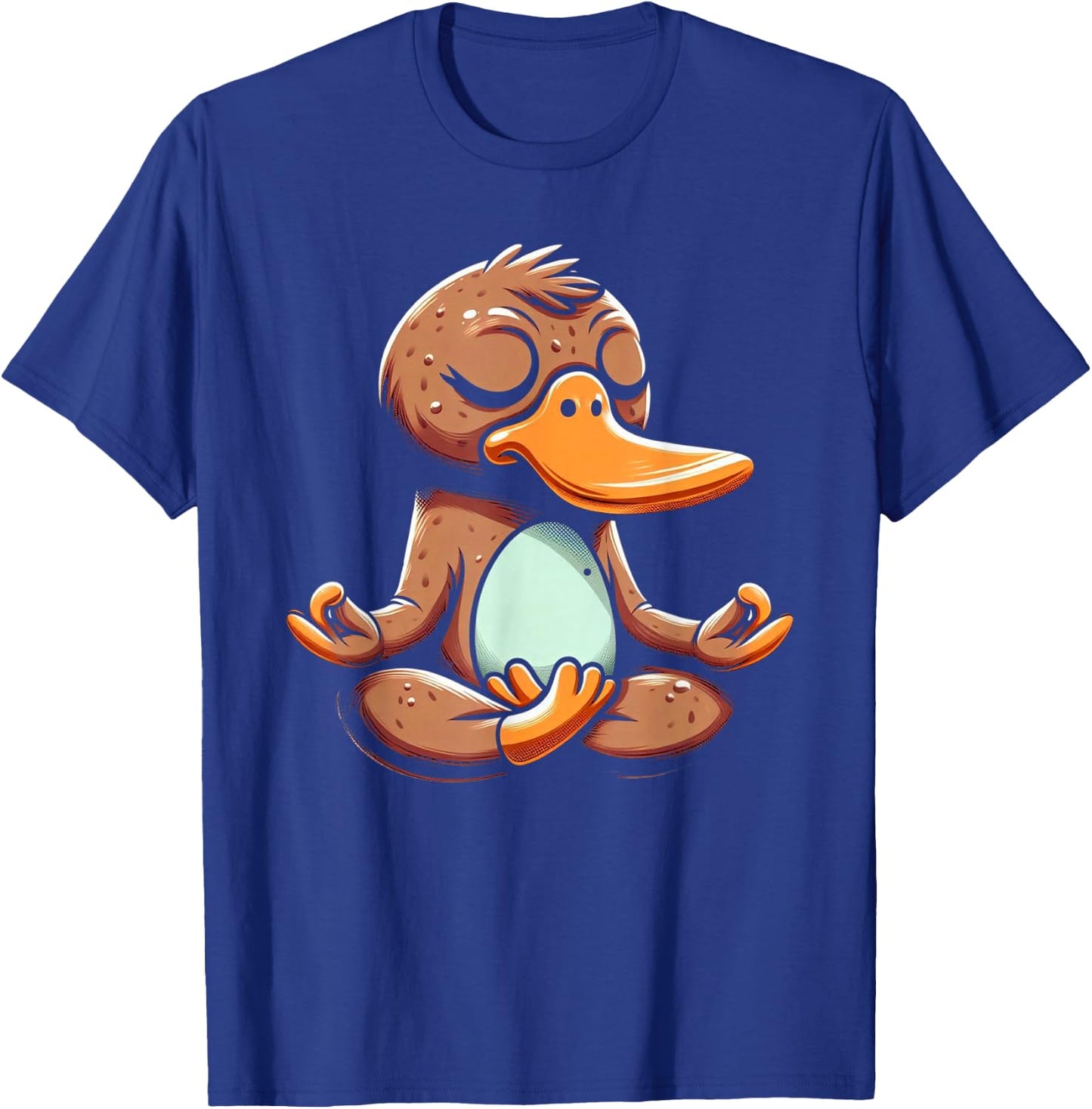 Platypus Yoga Meditation T-Shirt - T-Shirt | Royal