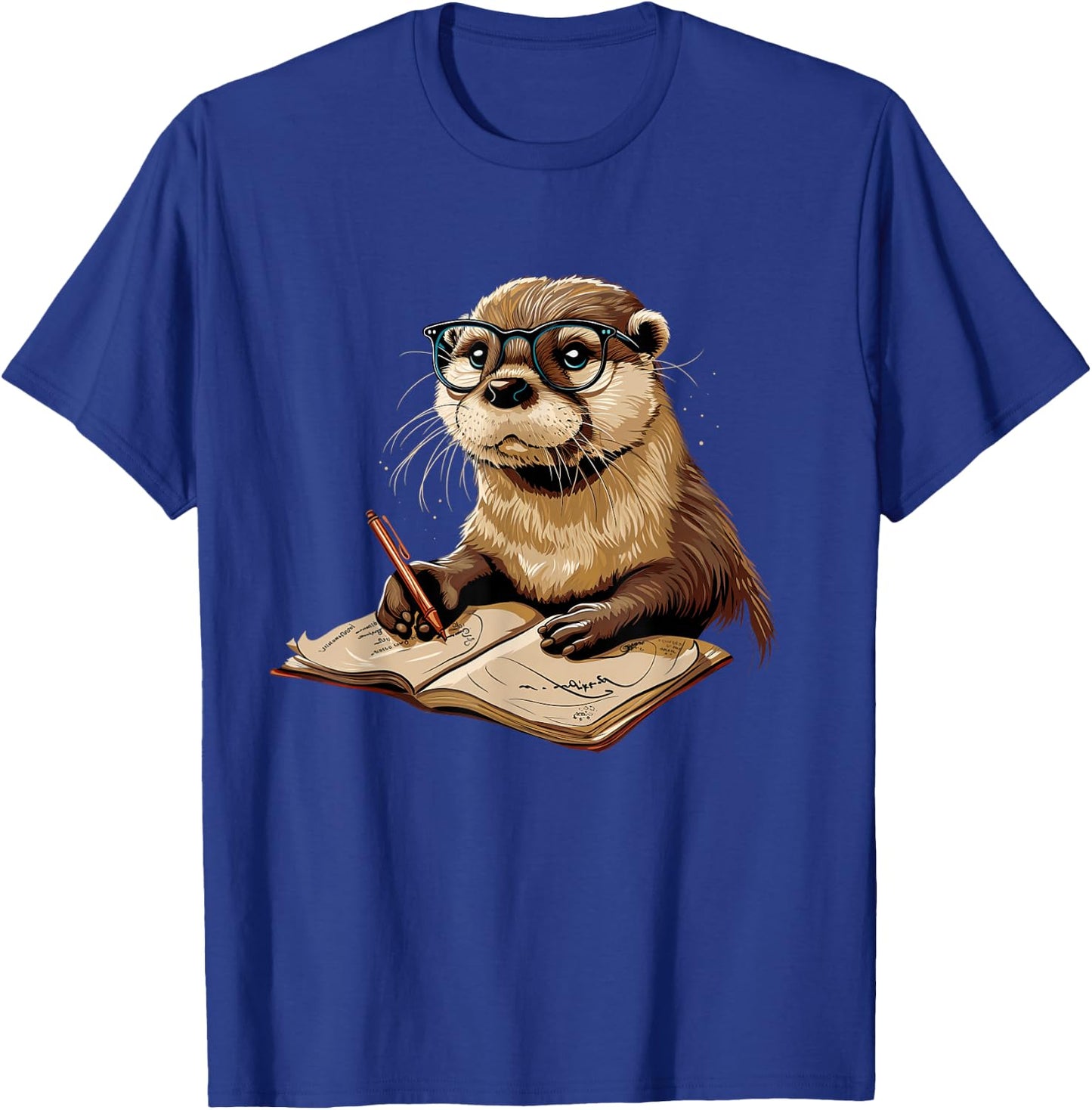Otter Lover Funny Cute Sea Otter School Kids T-Shirt - T-Shirt | Royal