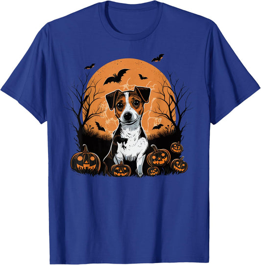 Pumpkin Jack Russell Terrier Halloween costume T-Shirt - T-Shirt | Royal