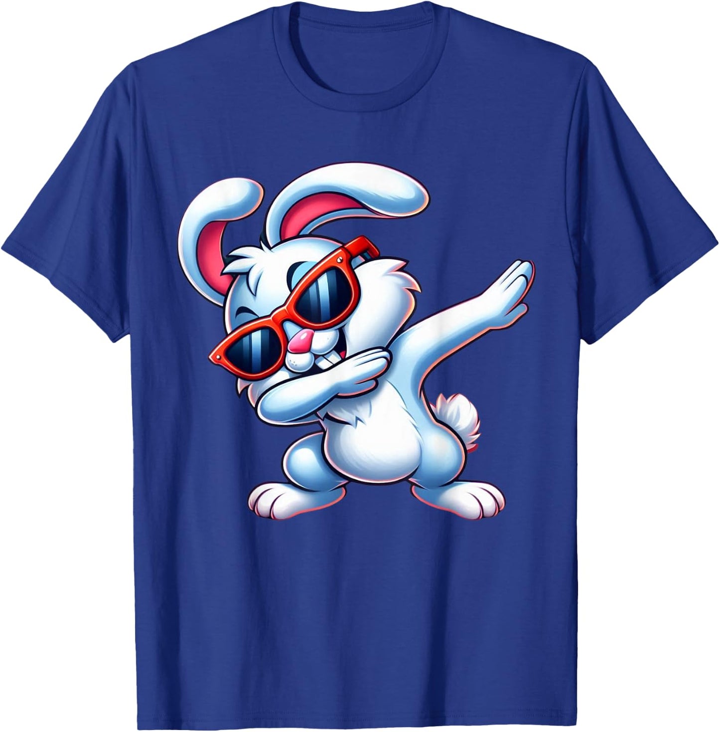 Dabbing Rabbit Easter Dab Dance Boys Girls Kids Bunny T-Shirt - T-Shirt | Royal