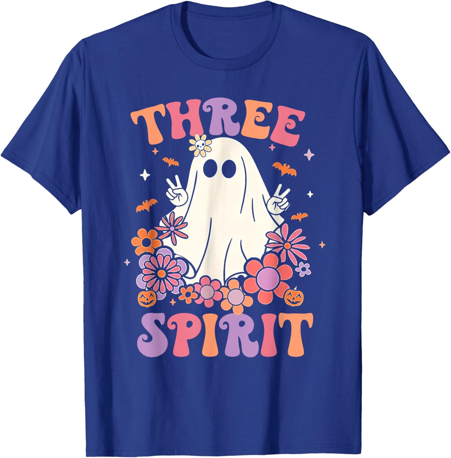 Three Spirit Halloween 3rd Birthday Party Decorations T-Shirt - T-Shirt | Royal