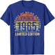 Vintage 1965 Limited Edition 60-Year-Old Gifts 60th Birthday T-Shirt - T-Shirt | Royal