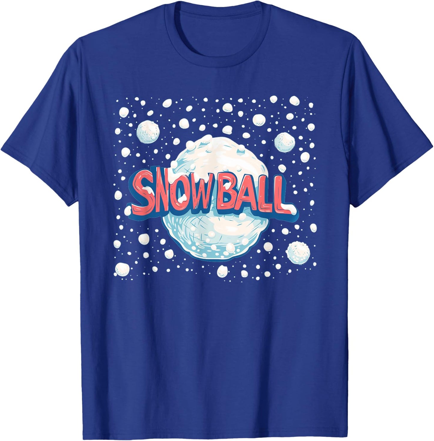 Winter Adventures with this cool Snowball Speech Costume T-Shirt - T-Shirt | Royal