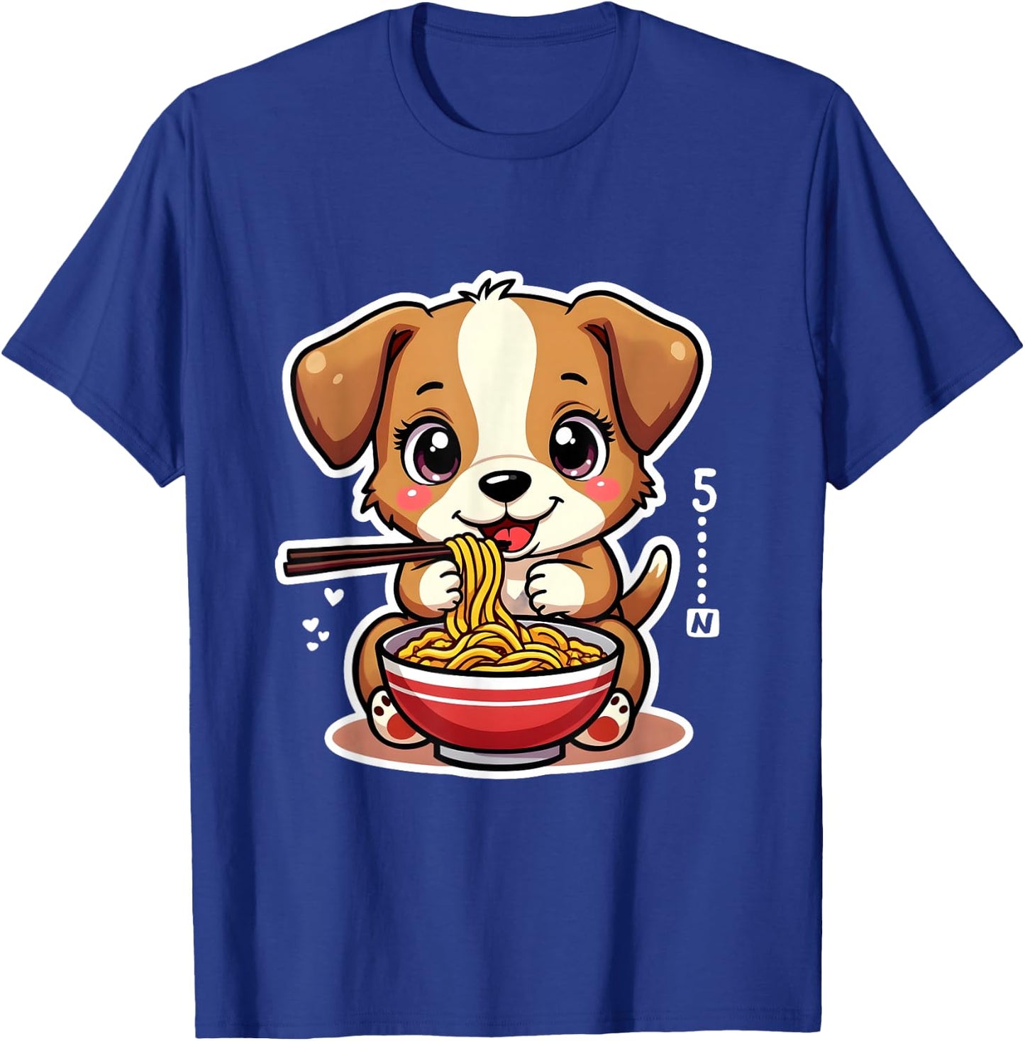 Ramen Dog Anime - Kawaii Otaku Clothes Manga Clothes , Black, S T-Shirt - T-Shirt | Royal