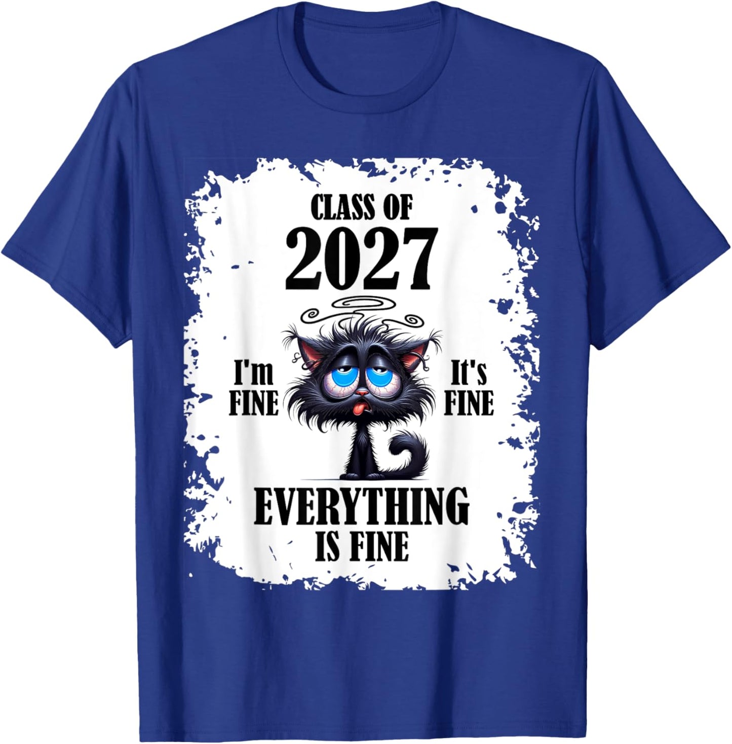 Class Of 2027 T-Shirt - T-Shirt | Royal