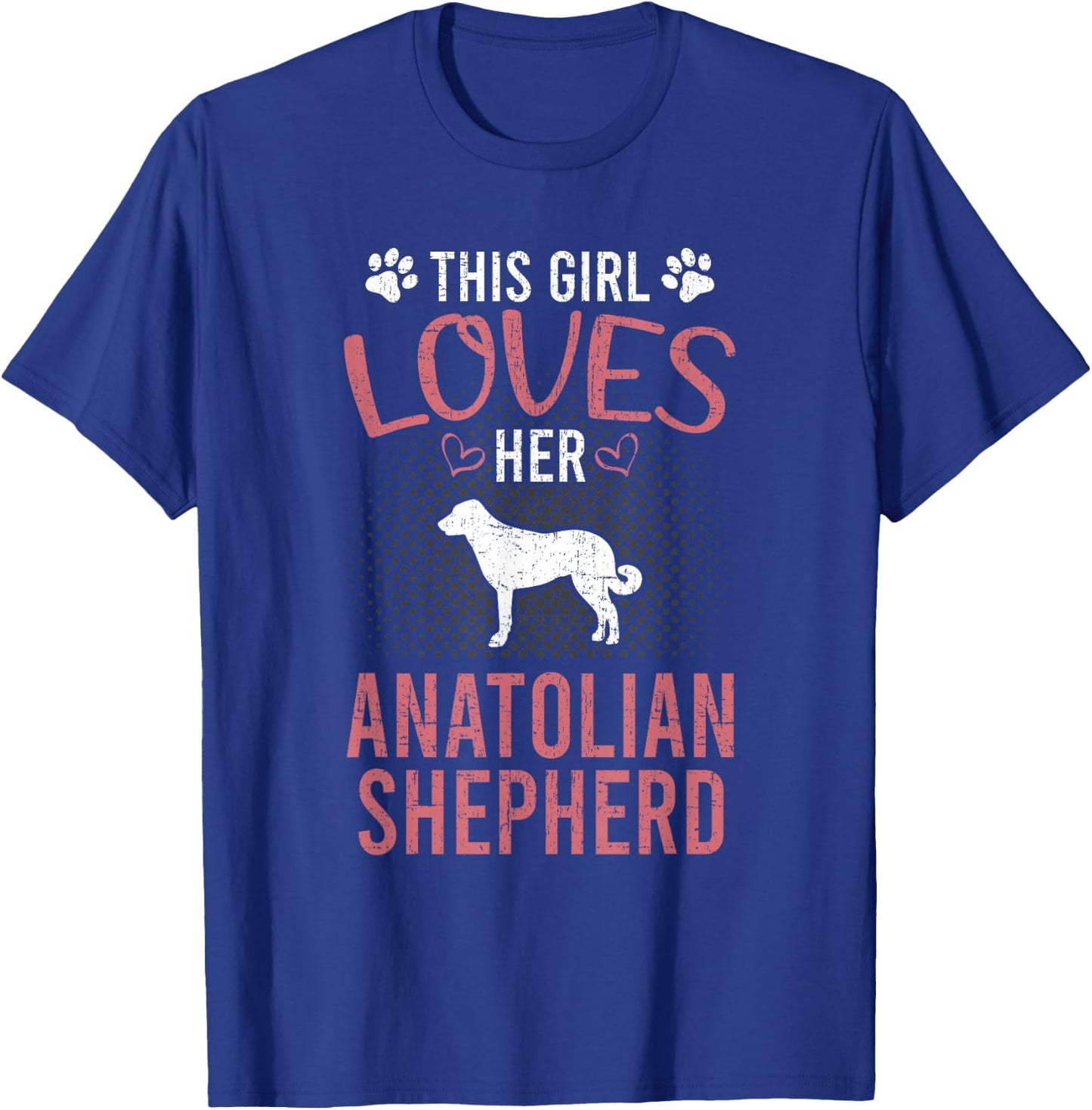 This Girl Loves Her Anatolian Shepherd Dog Lover T-Shirt - T-Shirt | Royal