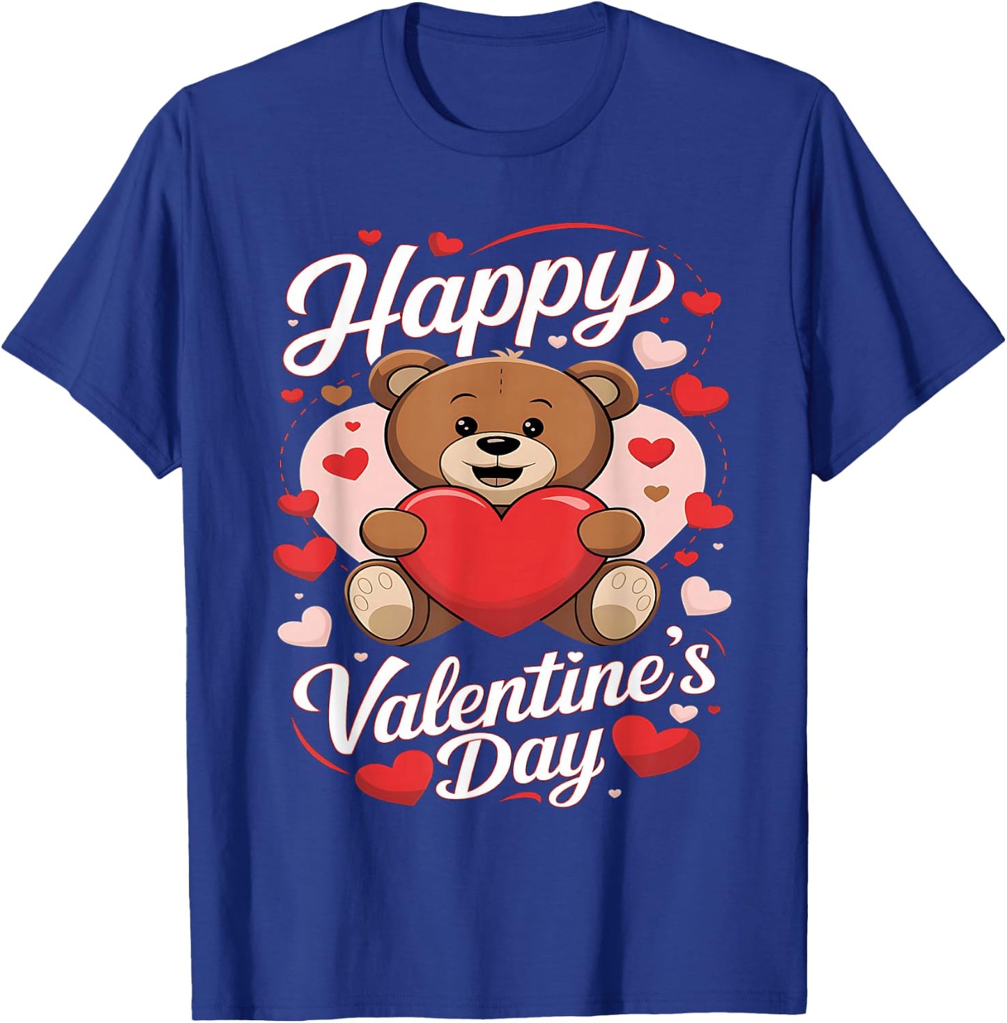 Happy Valentines Shirts Women Cute Valentine T-Shirt - T-Shirt | Royal