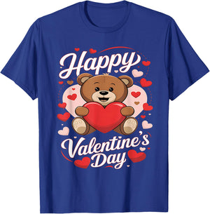 Happy Valentines Shirts Women Cute Valentine T-Shirt - T-Shirt | Royal
