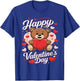 Happy Valentines Shirts Women Cute Valentine T-Shirt - T-Shirt | Royal