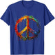 Peace Love Hippie Costume Peace Symbol 60s 70s , Black, S T-Shirt - T-Shirt | Royal