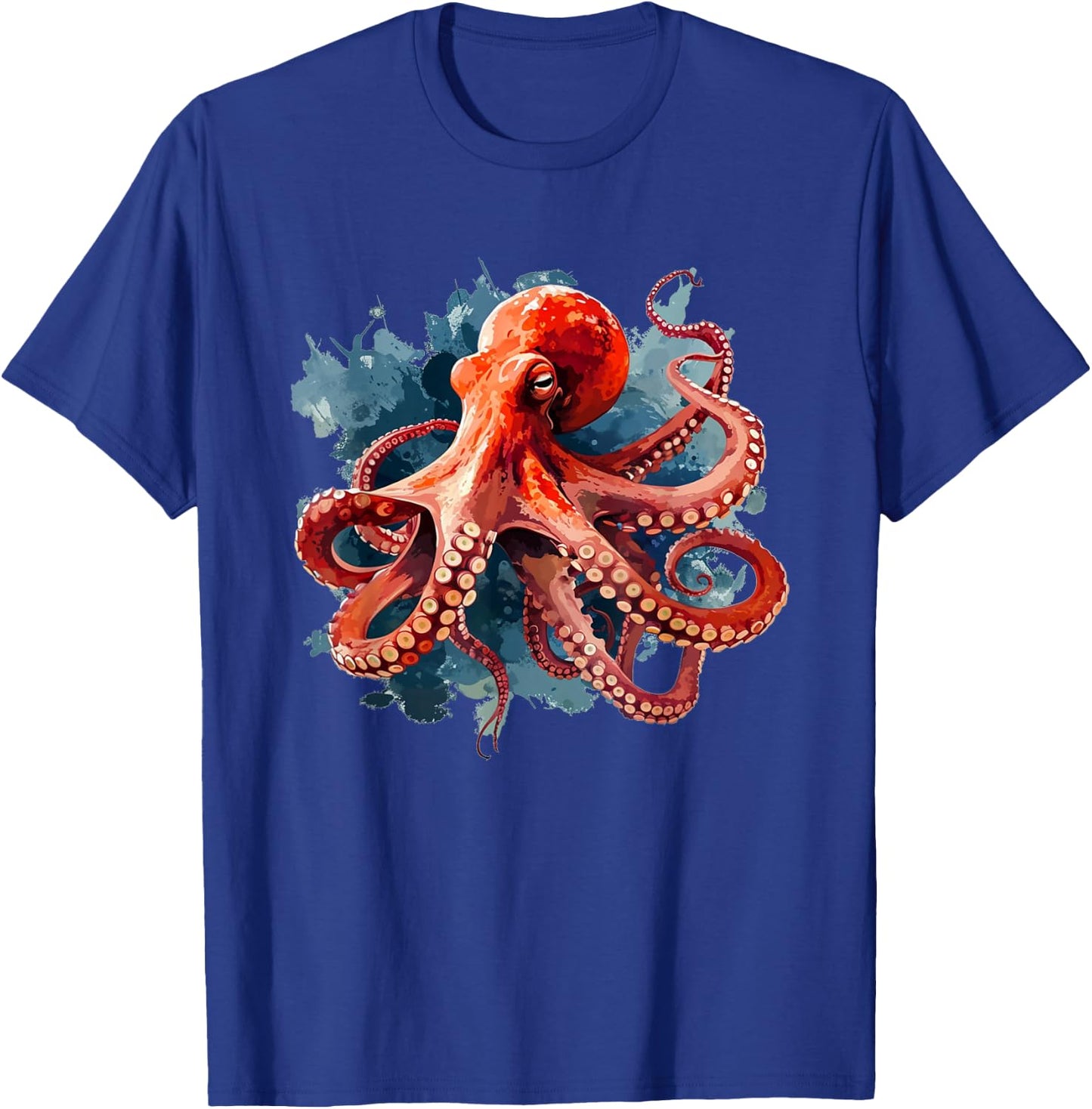 Cool Big red Octopus Costume for Squid Lovers T-Shirt - T-Shirt | Royal