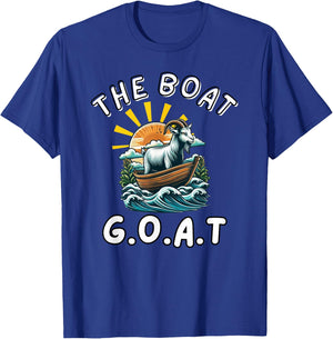 Novelty Sailor Boat Goat for Best Boater or Cadet T-Shirt - T-Shirt | Royal