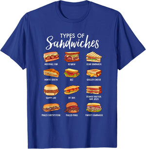 World of Sandwiches T-Shirt - T-Shirt | Royal