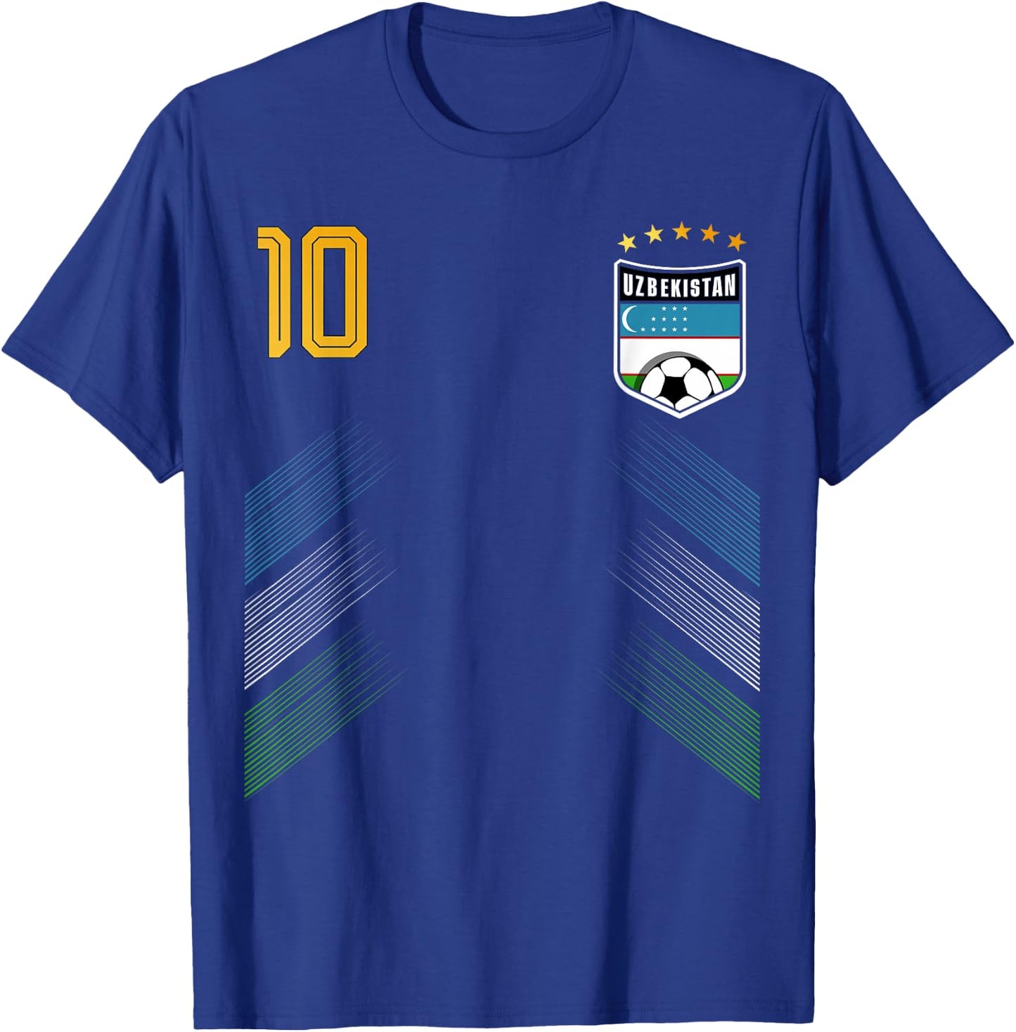 Retro Uzbekistan Flag Uzbekistani Pride Lovers T-Shirt - T-Shirt | Royal