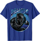 Marvel Avengers Black Panther Circle Portrait Small T-Shirt - T-Shirt | Royal
