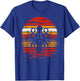 Octopus Sunset Retro Style Safari Vintage 70s Octopus T-Shirt - T-Shirt | Royal