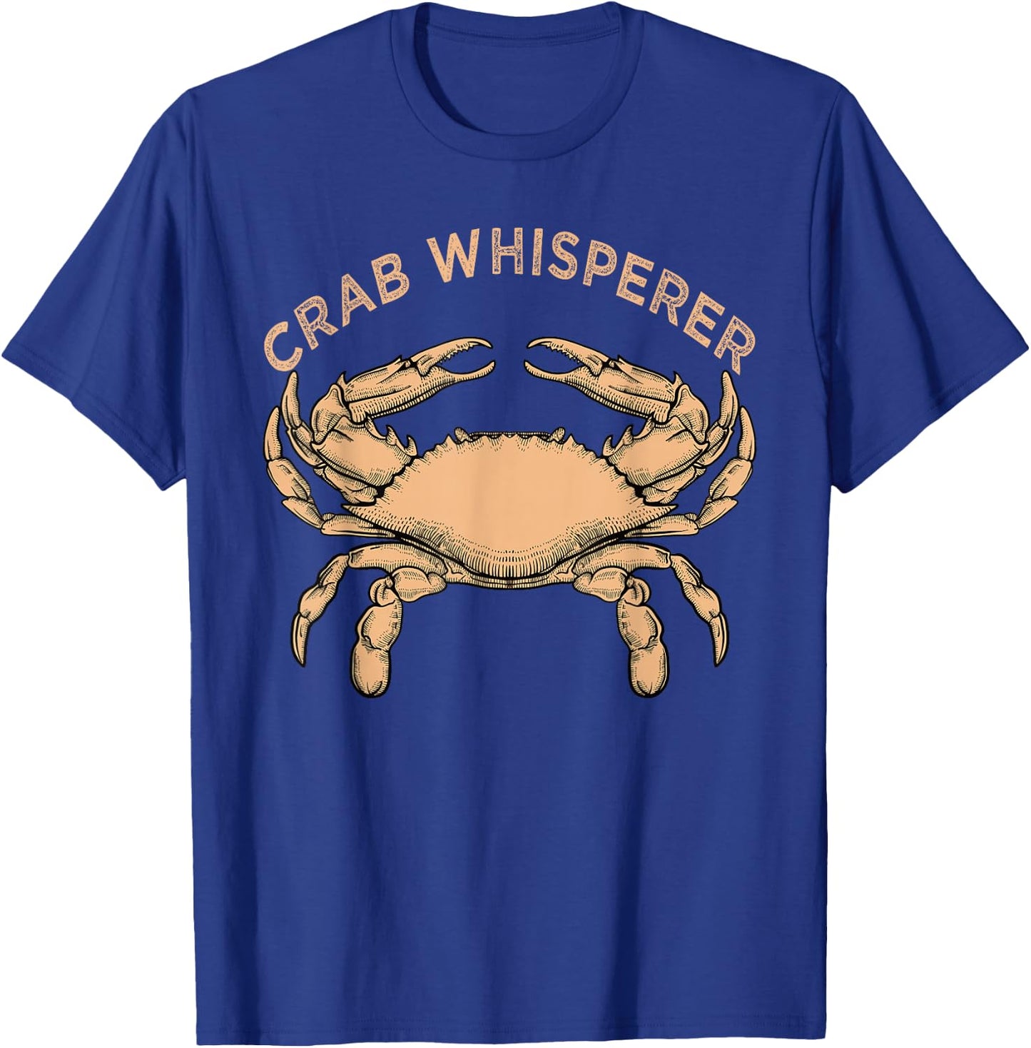 Crab Whisperer Vintage Crabbing Hunting Fishing Crab T-Shirt - T-Shirt | Royal