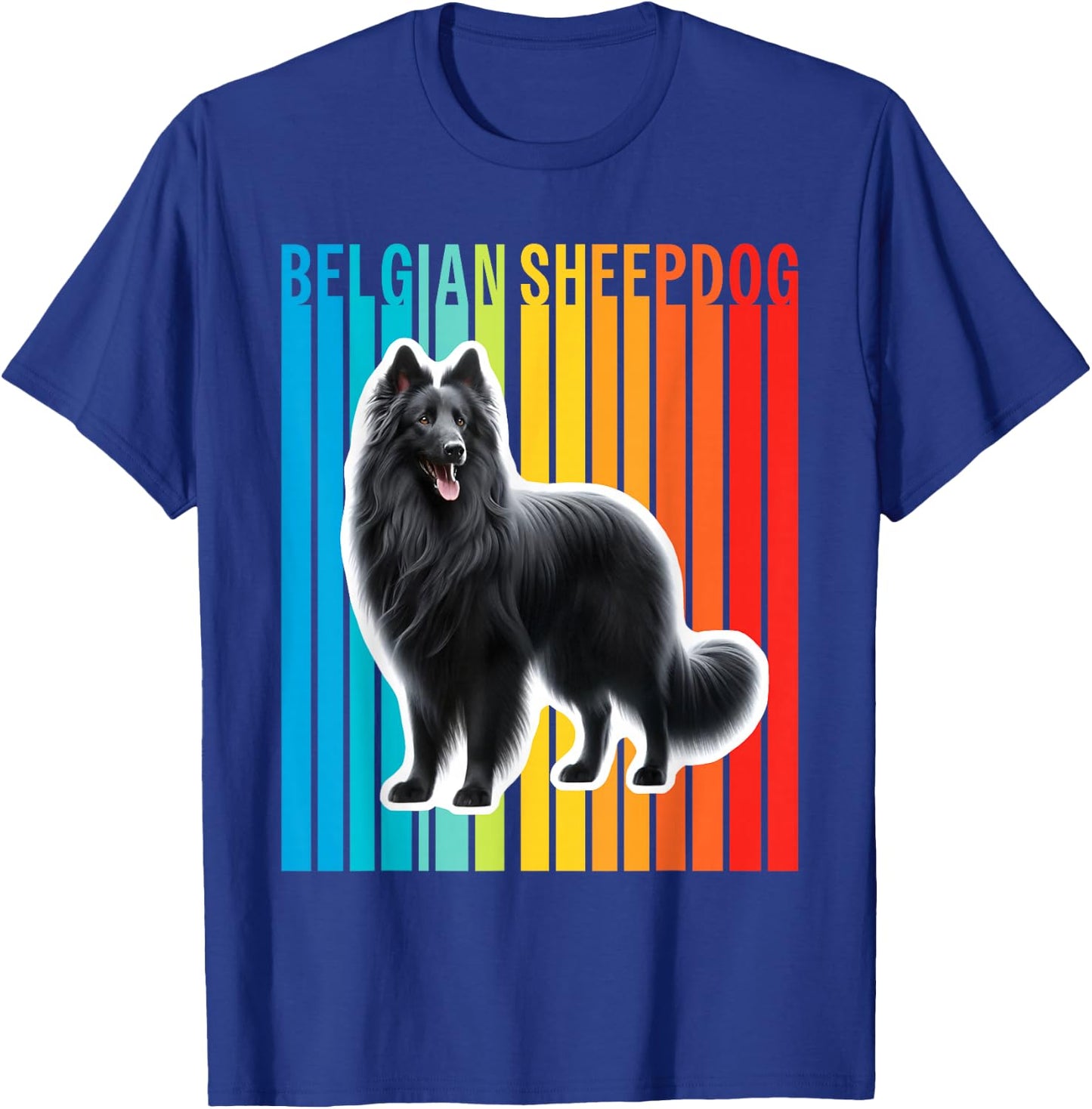 Colorful Belgian Sheepdog T-Shirt - T-Shirt | Royal