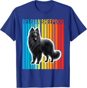 Colorful Belgian Sheepdog T-Shirt - T-Shirt | Royal