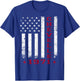 American Flag Jersey Style Chevelle 71 1971 Muscle Car T-Shirt - T-Shirt | Royal