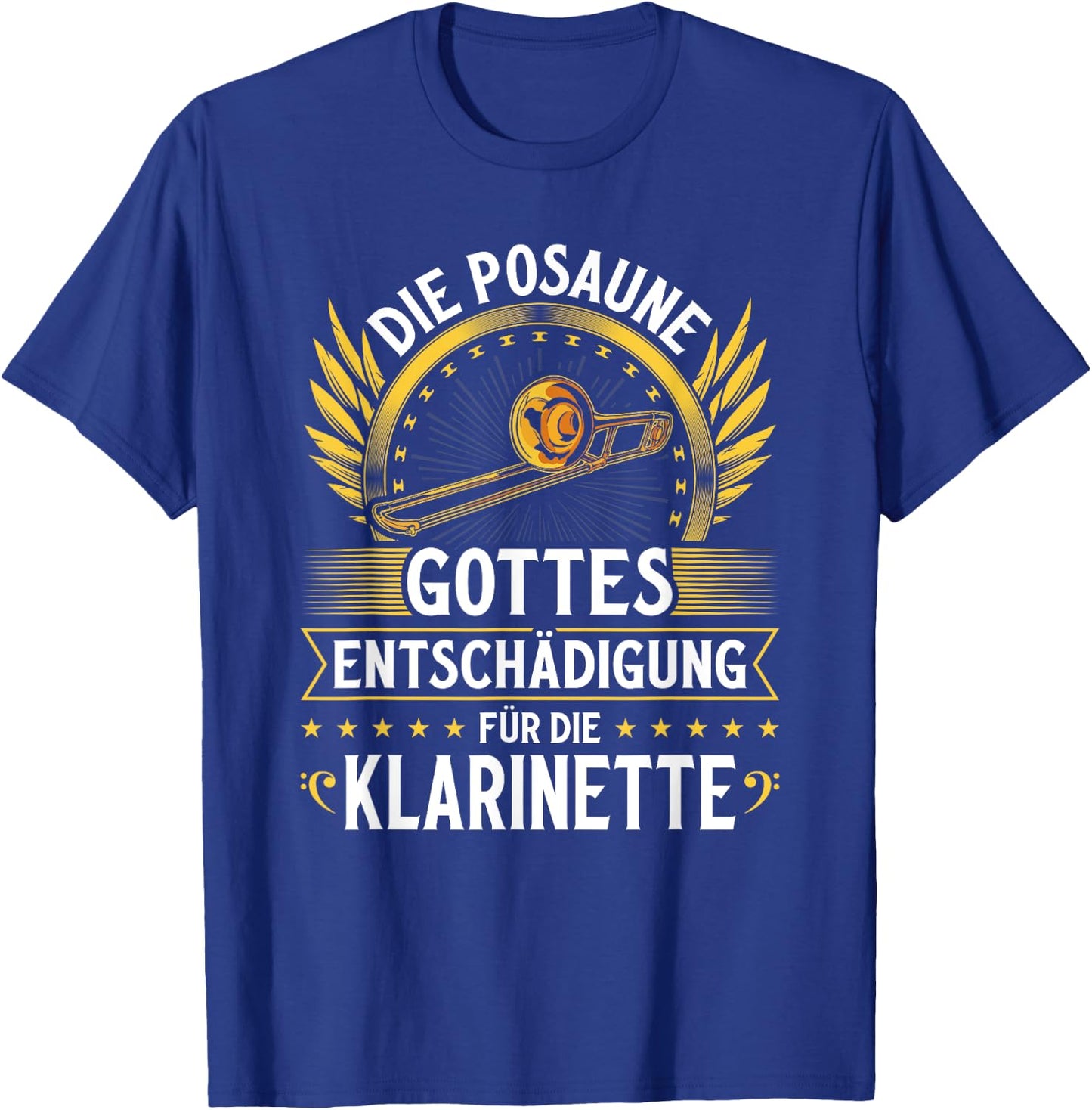Trombone Entschädigung, Blasmusik Festival Trombonist , black T-Shirt - T-Shirt | Royal