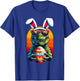 Happy Eastrawr TRex Easter Funny Dinosaur Bunny Egg Hunt Boy T-Shirt - T-Shirt | Royal