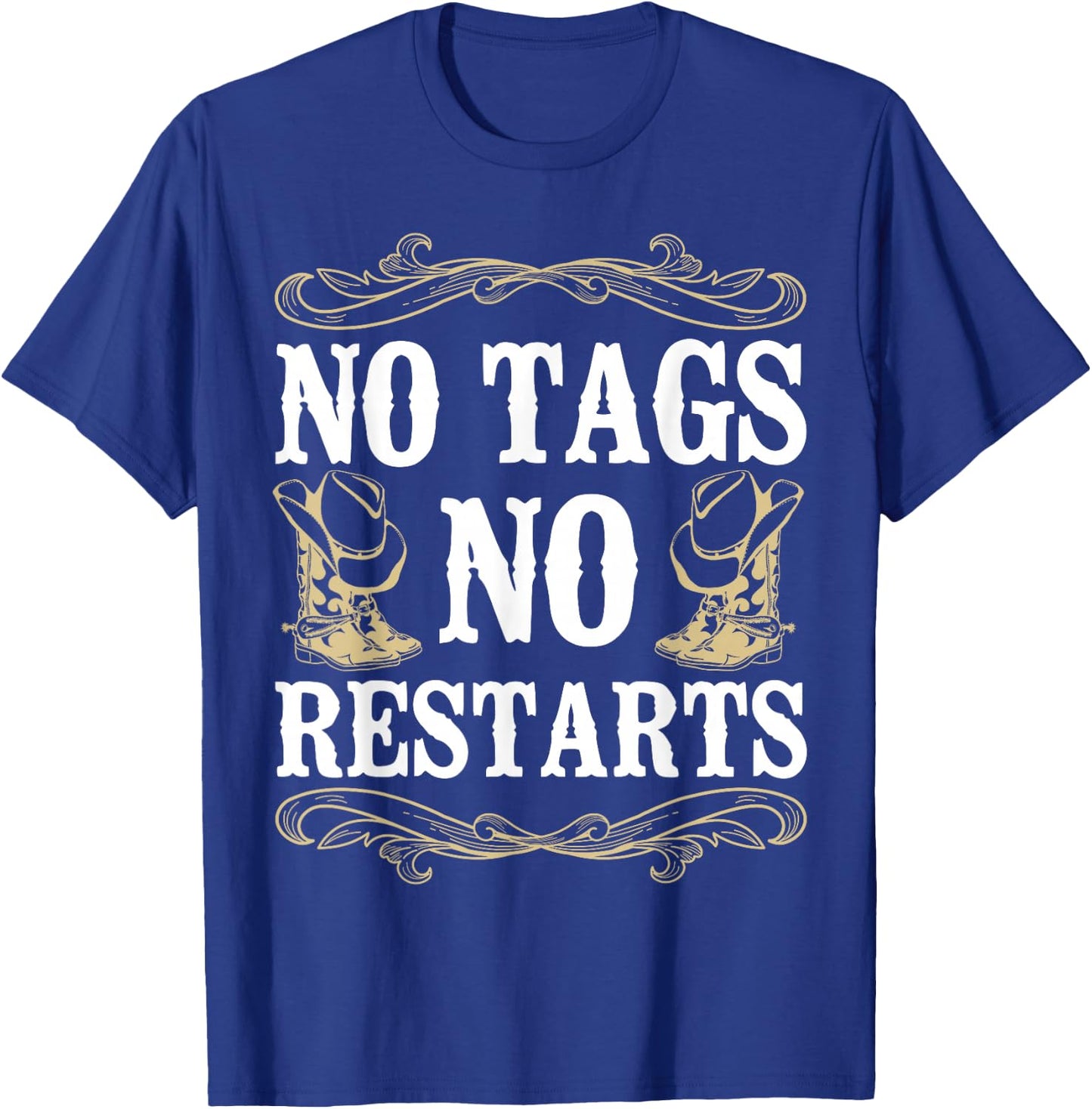 Line Dancing Dance Teacher No Tags No Restarts T-Shirt - T-Shirt | Royal
