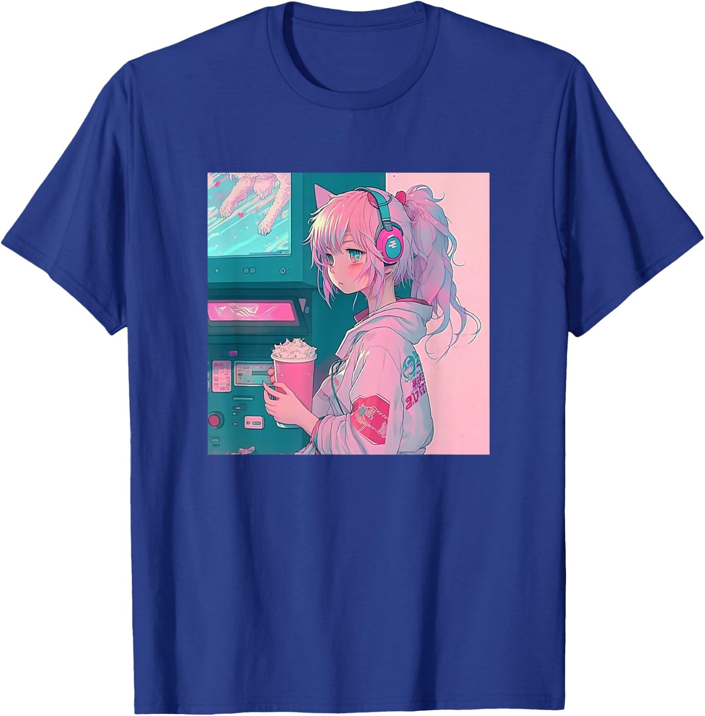 Japanese Anime Girl T-Shirt - T-Shirt | Royal