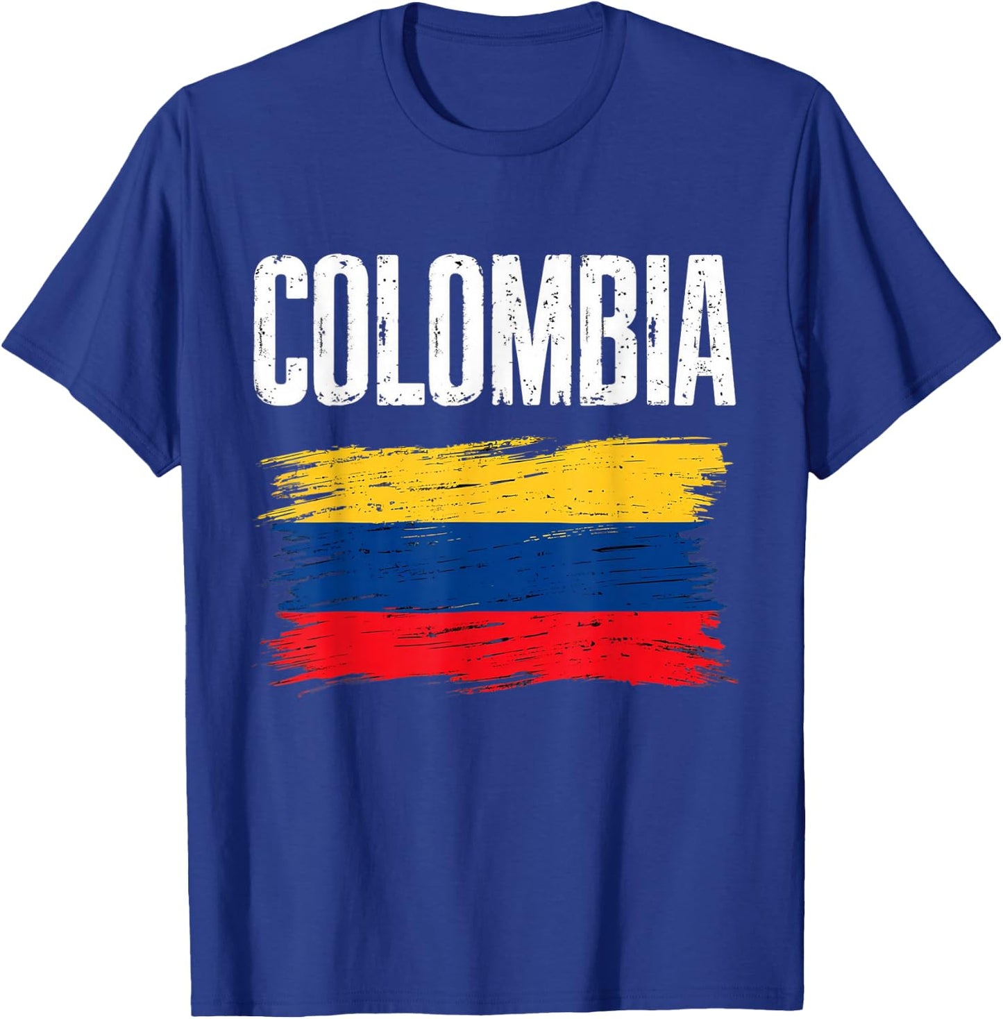 Colombia Flag Jersey Colombian Soccer Team Colombian T-Shirt - T-Shirt | Royal