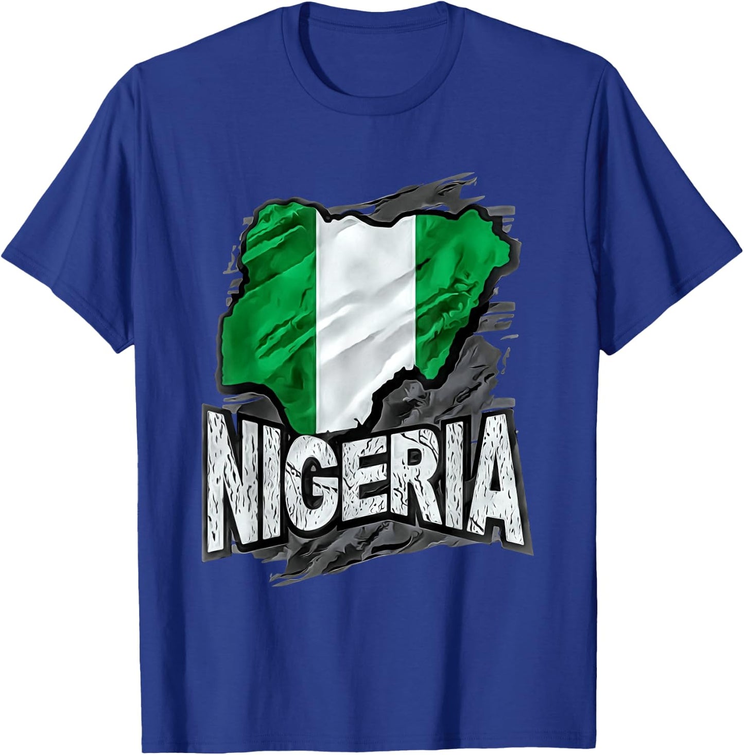 Nigeria , Black, S T-Shirt - T-Shirt | Royal