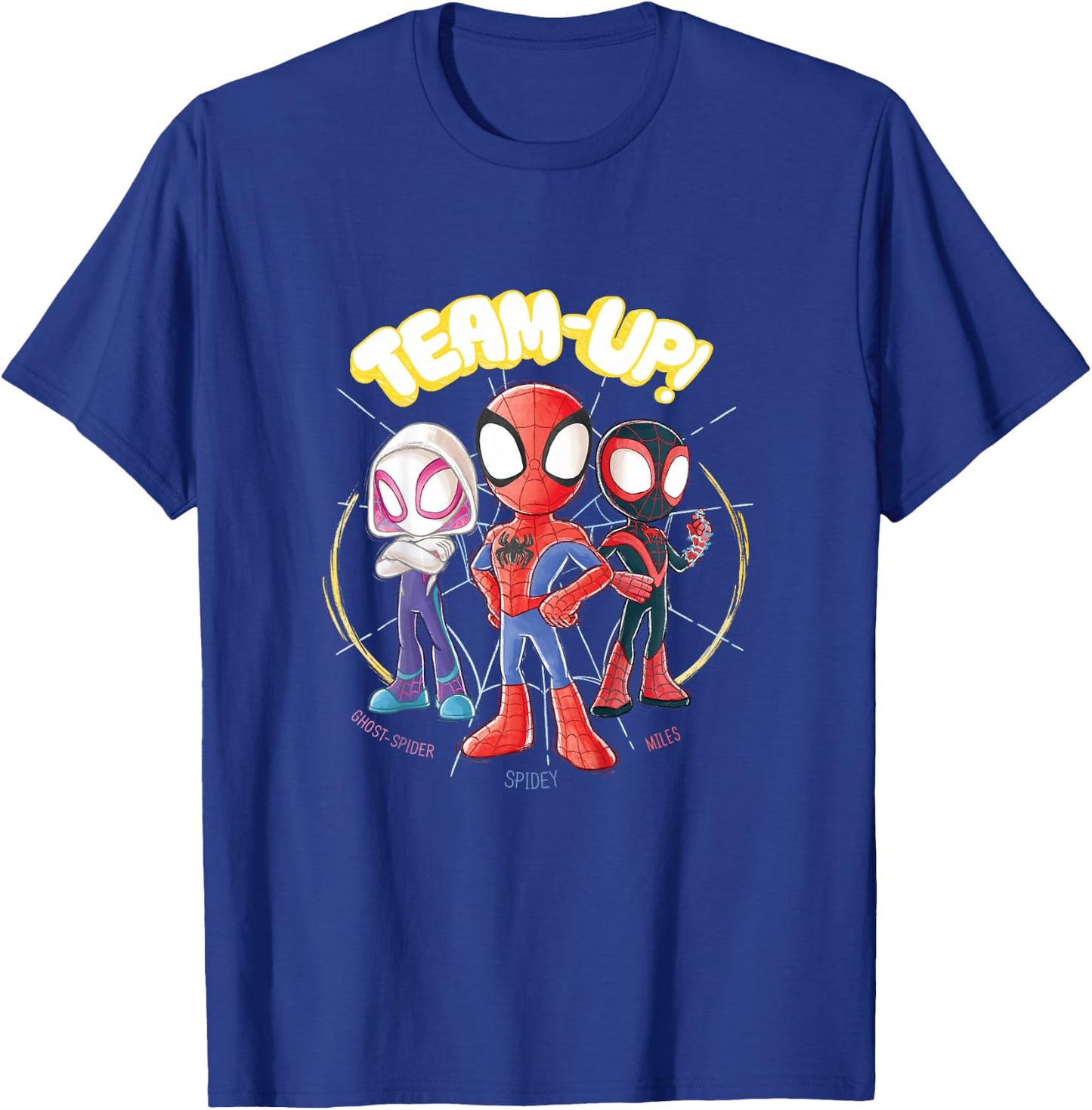 Kids Marvel Spidey and His Amazing Friends Team Up! , White T-Shirt - T-Shirt | Royal