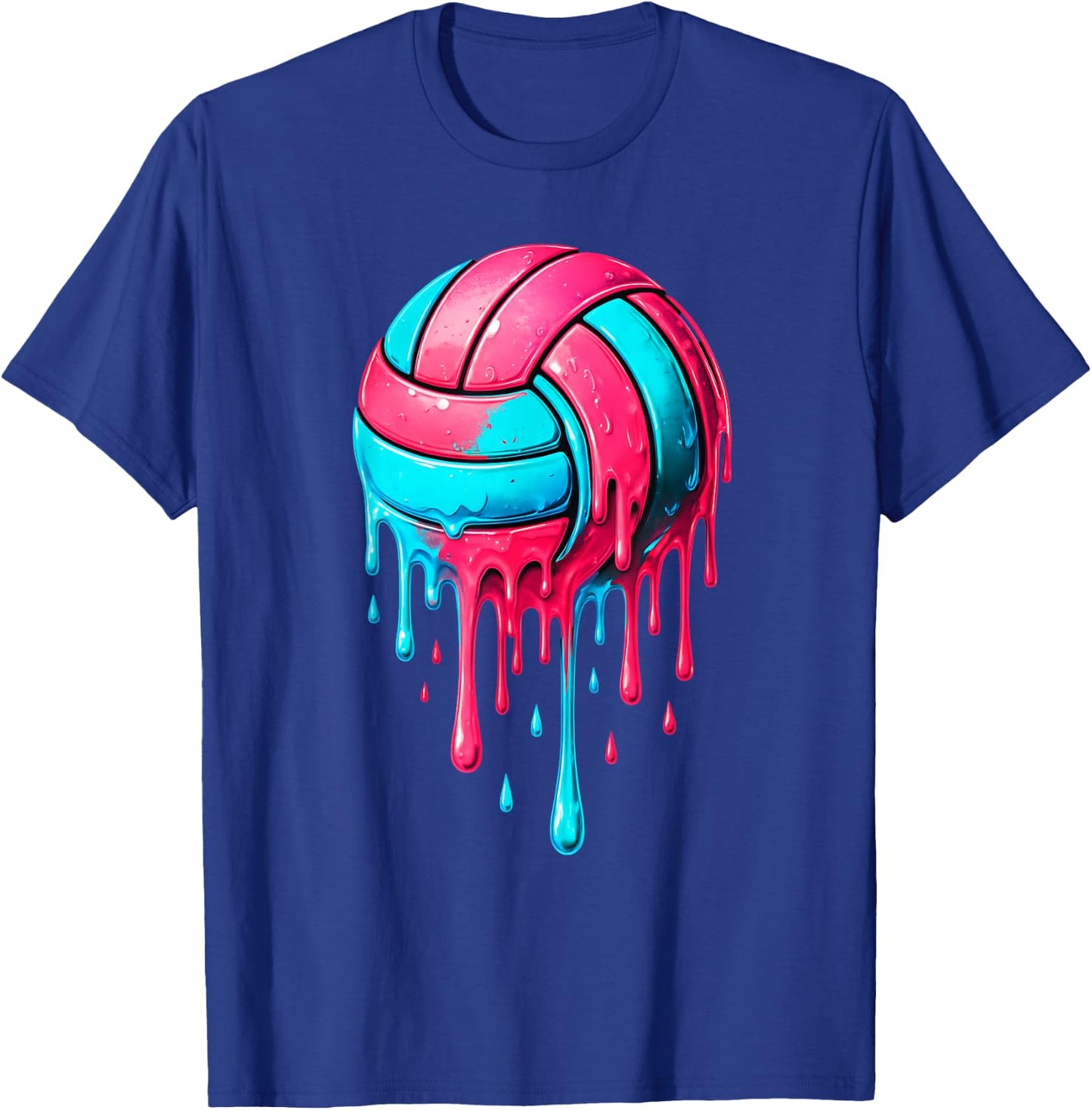 Volleyball Drip for Boys Ice Cream Feel The Drip Volleyball T-Shirt - T-Shirt | Royal