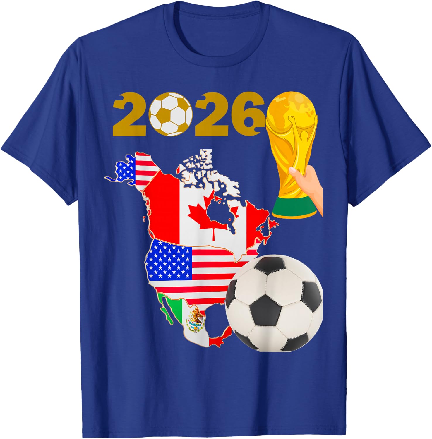 International Footbal 2026. T-Shirt - T-Shirt | Royal