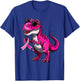 In October We Wear Pink Dinosaur Breast Cancer Awareness T-Shirt - T-Shirt | Royal